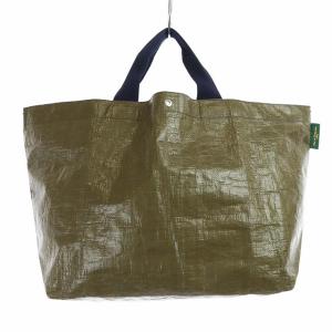 マルシェバッグ 舟型 トートバッグ ハンドバッグ L ブラウン カーキ