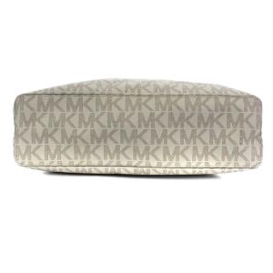 MICHAEL Michael Kors Bedford モノグラムレザートートバッグ ホワイト