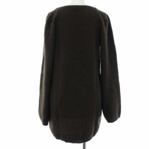 Christophe Lemaire ニット セーター クルーネック 長袖 ウール 1 S 茶 ブラウン