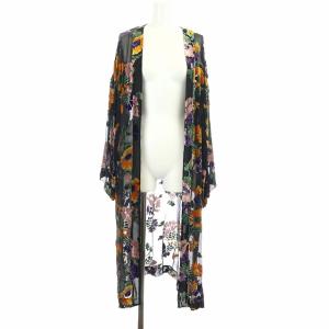 18AW オパールロングガウンカーディガン ブラック