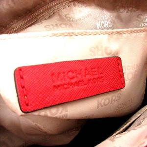 MICHAEL KORS トートバッグ サフィアーノレザー ロゴ レッド