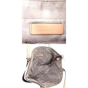 MICHAEL KORS ロゴレザートートバッグ グレー