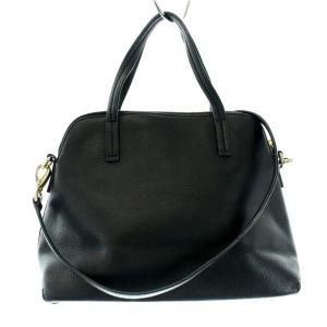 kate spade new york 19AW フラワーレザーハンドバッグ ブラック