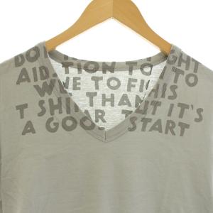 Martin Margiela 11SS エイズTシャツ 半袖 S ライトブルー