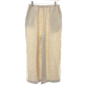 ENFOLD 19SS イージーワイドパンツ 38 ベージュ