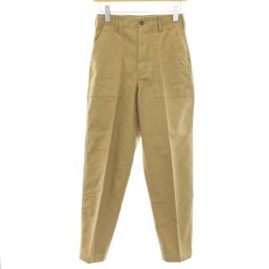 近年モデル ベイカーパンツ ジップフライ コットン 32 XS ベージュ