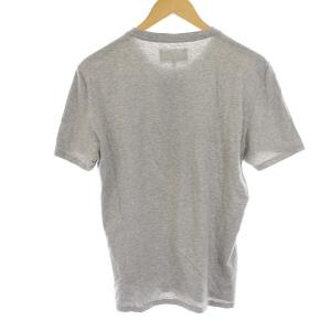 Martin Margiela 10 ハーフジッププルオーバーロゴTシャツ 44 グレー