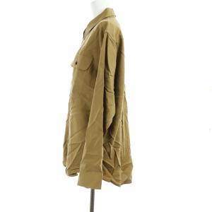 MADISONBLUE HELLO 2019年製 HAMPTON SHIRT NIDOM 長袖シャツXS 茶