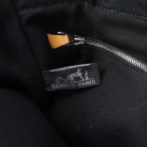 HERMES フールトゥ PM トートバッグ キャンバス 黒