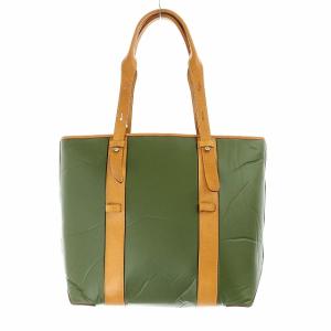 HUNTING WORLD バチューサーパス トートバッグ ショルダーバック ハンドバック レザー ナイロン カーキ