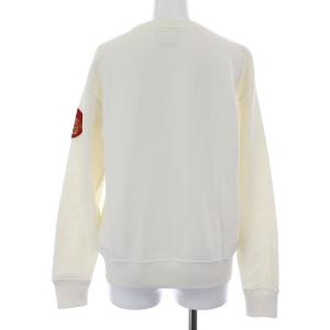 POLO RALPH LAUREN スウェット トレーナー ワッペン プリント 裏起毛 XXS ホワイト