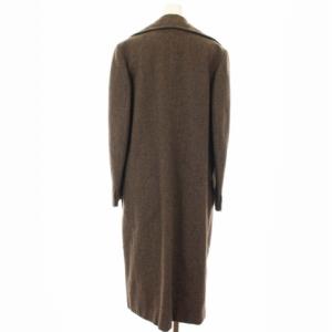Y's ヨウジヤマモト 00AW チェスターコート ガウンコート アウター ロング ヴィンテージ ウール 3 L 茶 ブラウン