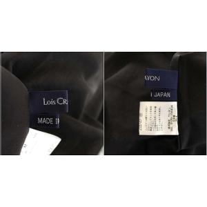 Lois CRAYON キャミソール ワンピース ロング 総柄 M ホワイト ブラック