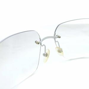 CHANEL サングラス ココマーク クリア シルバー