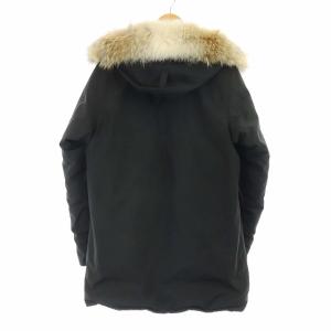 CANADA GOOSE BLACK LABEL Lungford Purka ダウンジャケット コヨーテファー M ブラック 2062MB