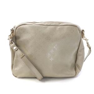 russet ショルダーバッグ 総柄 レザー ゴールド