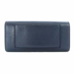 CELINE ラージフラップ マルチファンクション 長財布 ネイビー