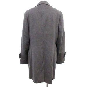 Aquascutum コート ウール ミドル丈 Aライン 8 M グレー