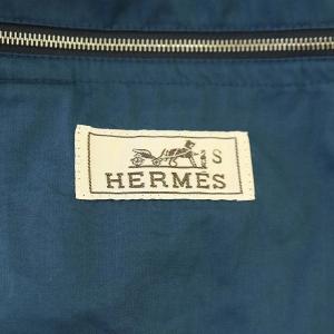 HERMES パーカー フード ソルド品 ブルー