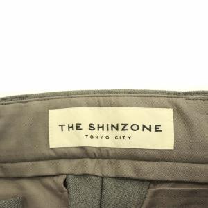 Shinzone センタープレスパンツ スラックス ワイド 36 S グレー