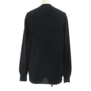 PRADA ニットカーディガン Vネック バージンウール 40 ブラック