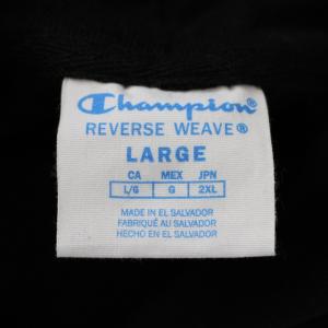 Champion MoMA モマ 美術館 REVERSE WEAVE リバースウィーブ パーカー 長袖 プルオーバー L 黒 ブラック