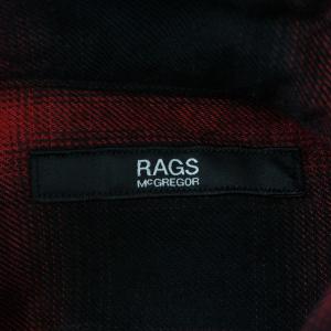 Rags Mcgregor 長袖 チェックシャツ レッド