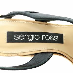 Sergio Rossi ストラップサンダル  ブラック