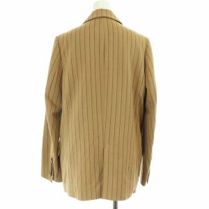 kei shirahata ストライプテーラードジャケット F ベージュ