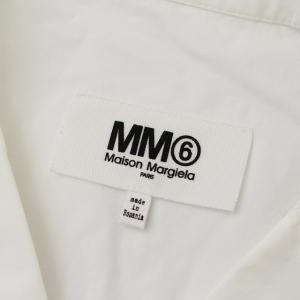 MM6 Maison Margiela 半袖Vネックブラウス 40 ホワイト