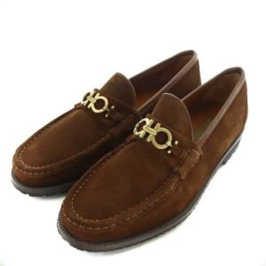 GENEVA ガンチーニ ビットローファー 27.5cm 茶