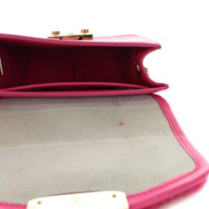 FURLA メトロポリス ショルダーバッグ ポシェット チェーン ボア ピンク