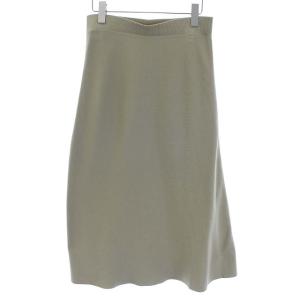 Deuxieme Classe 19SS beauty ロングニットスカート 36 ベージュ