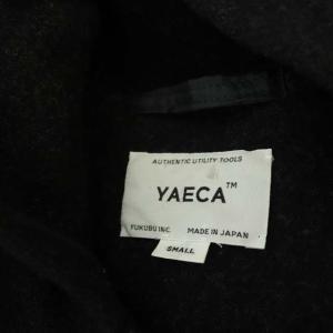 YAECA ダッフルコート アウター ロング フード S ブラック