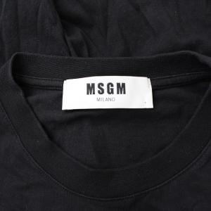 MSGM 半袖ロゴTシャツ XS ブラック