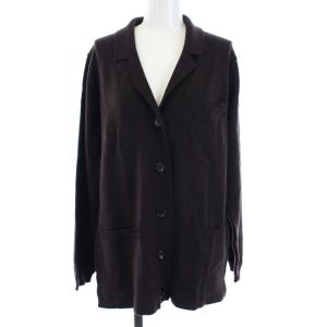 17AW ニウールットカーディガン 2 ダークブラウン