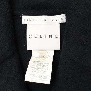 CELINE チェスターコート ロング ウール ブラック
