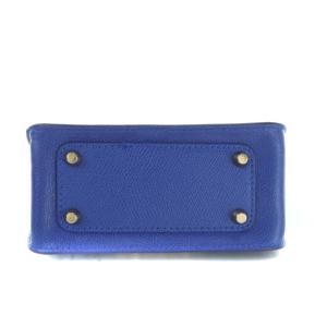 FURLA メトロポリス ショルダーバッグ チェーン レザー ブルー