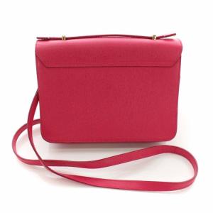 FURLA メトロポリス ショルダーバッグ フラップ ポシェット レザー ピンク