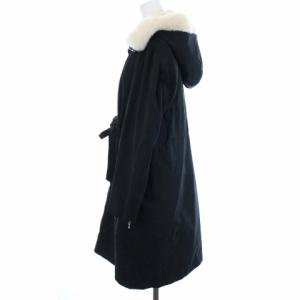Drawer sheepskin fur coat フーディ ライナー リボン ムートン