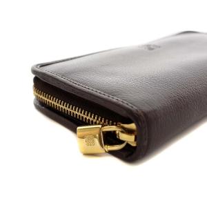LOEWE アナグラム 長財布 ブラウン