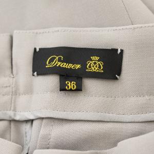 Drawer 20年 コットンタックベルトパンツ グレー