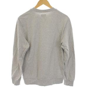 Supreme SMALL BOX L/S TEE グレー