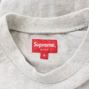 Supreme SMALL BOX L/S TEE グレー