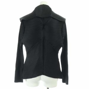 ISSEY MIYAKE プリーツ ジャケット セーラー襟 ブラック