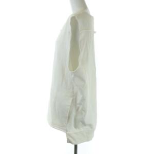 MM6 Maison Margiela カットソー ノースリーブ カットオフ S ホワイト