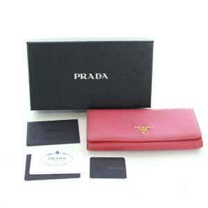 PRADA ヴィッテロ ダイノ 長財布 ピンク