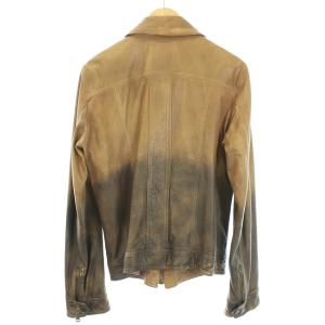D&G ラムレザージャケット M 茶