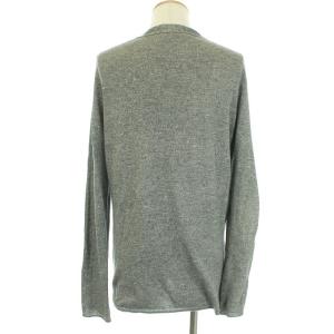 YVES SAINT LAURENT ニットカーディガン L グレー