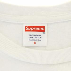 Supreme  20SS sotial tee S ホワイト